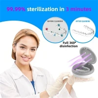 OEM UV Dental Retainer Sanitizer Cases: Antoy Kaukolan ya Amtaen na Saray Ort...
